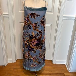 Carlson burnout velvet beautiful cocktail dress.